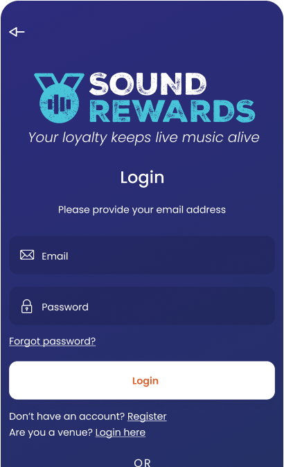 Login page image